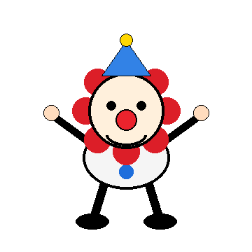 Dancing clown